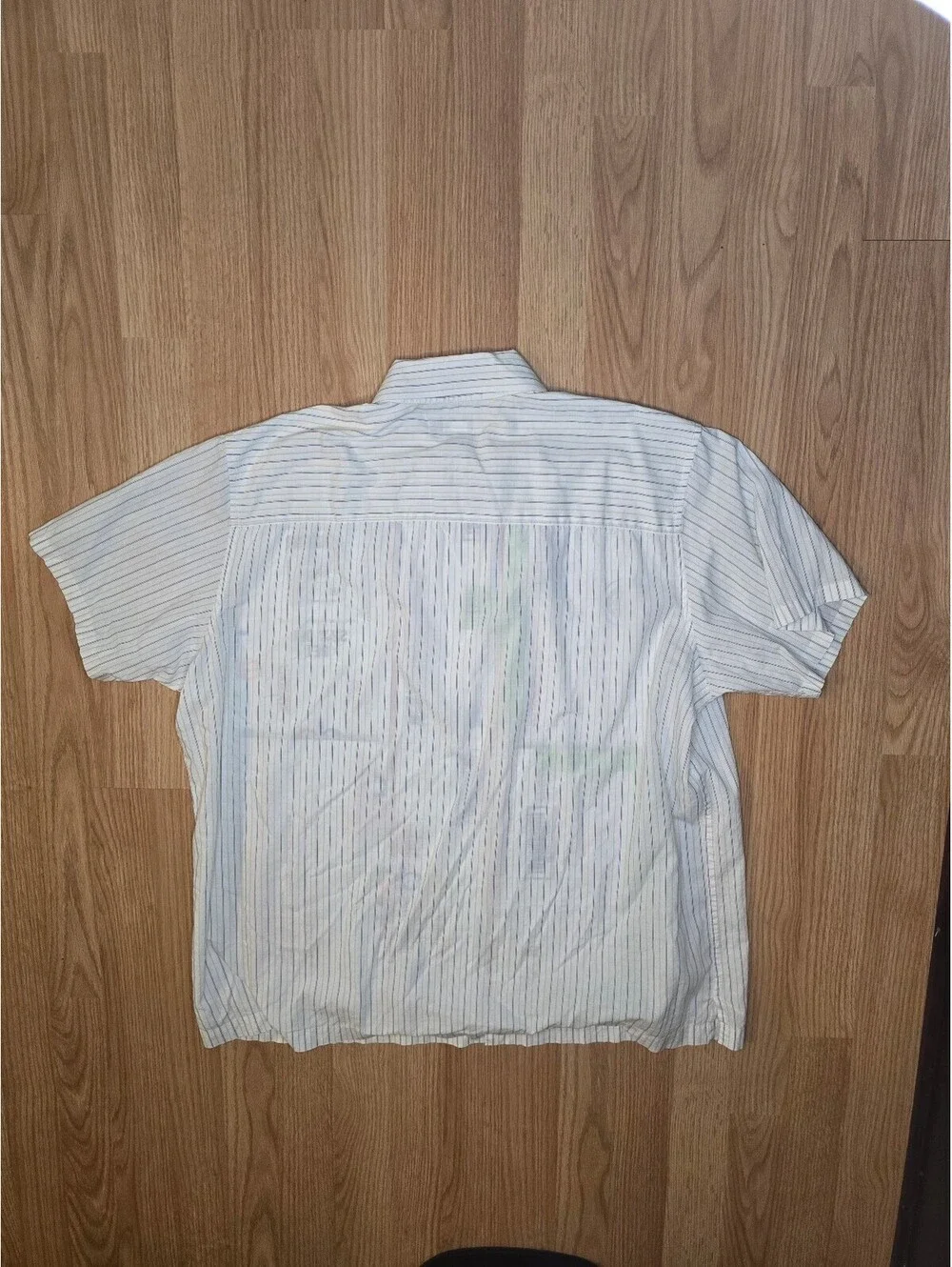 Banana Republic Stretch Short Sleeve Button-Up Shirt L